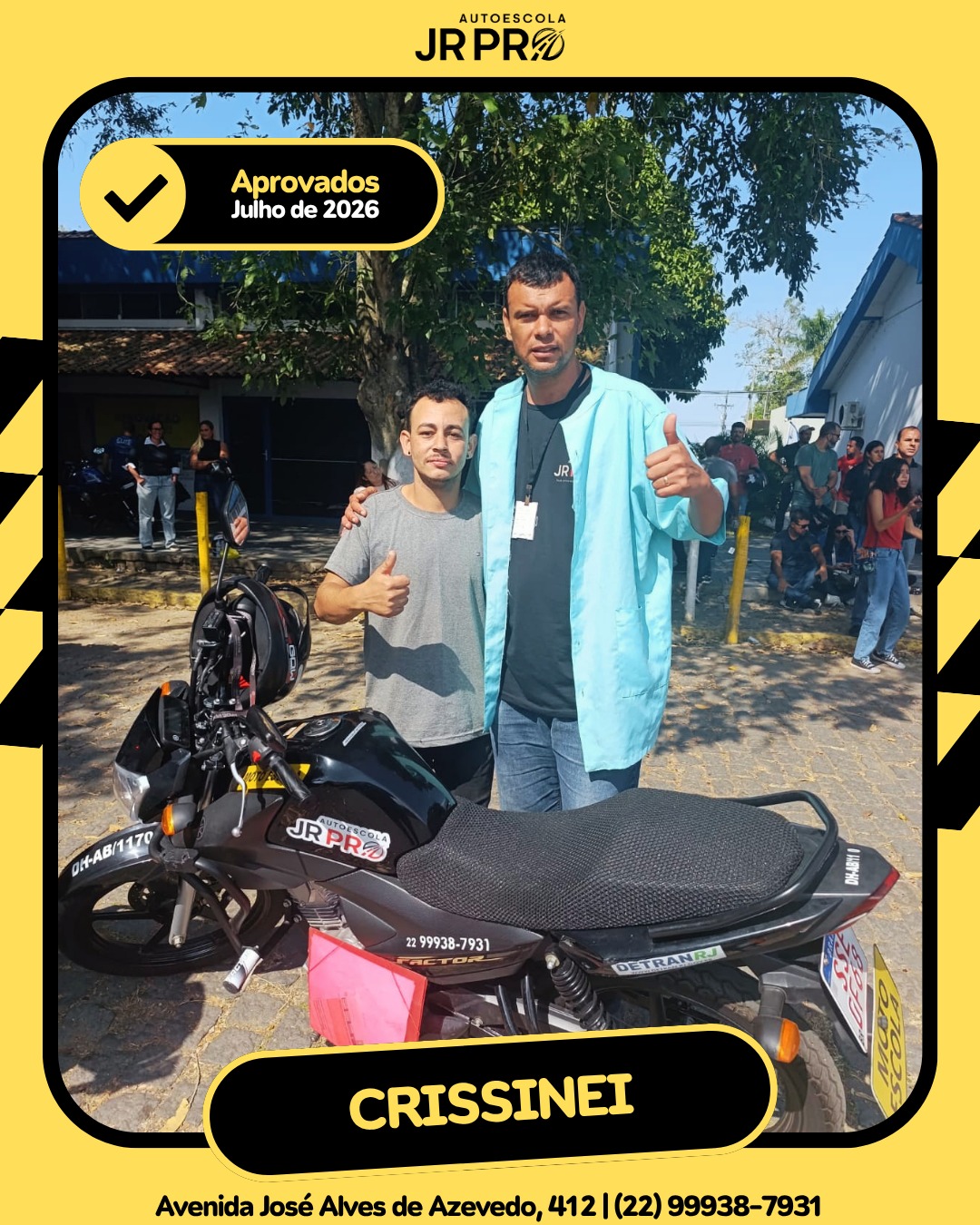 Foto de Crissinei na Autoescola JR PRO